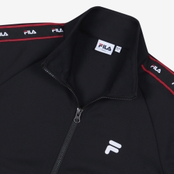 Fila Heritage Tape Series Track Top - Naisten Liivit - Mustat | FI-47040